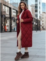 Dámská zimní bunda WARMISSA prošívaná vínová FashionStreet TY4918z