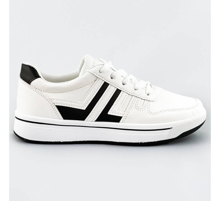 Bílo-černé dámské sportovní boty (AD-587)