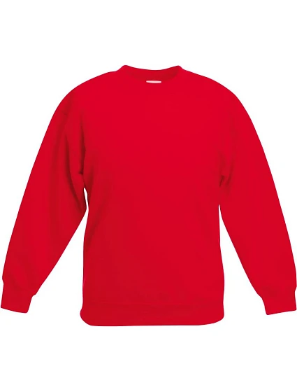 Fruit of the Loom Classic Kids Set-In Sweat Dětská mikina 16.2041 red Fruit of the Loom Classic Kids Set-In Sweat Dětská mikina 16.2041 red