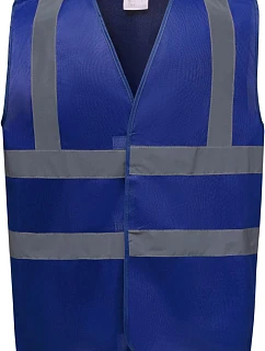 Yoko HVW 100 Hi-Vis bezpečnostní vesta 79.W100 royal blue