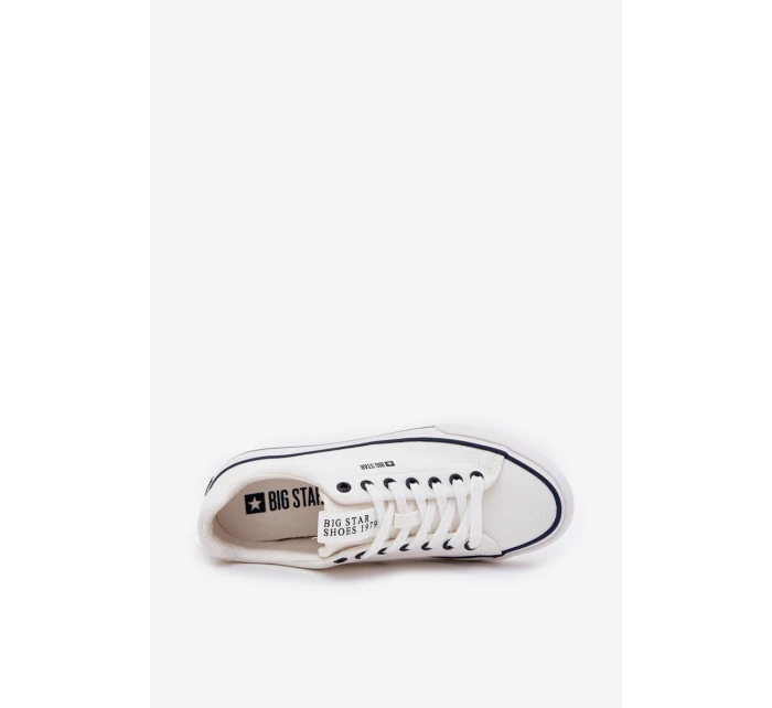 Nízké Pánské Tenisky Big Star NN174017 Bílé