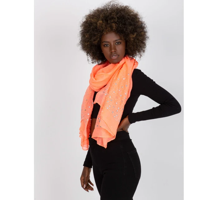 Dámský šátek AT CH model 17401873 coral - FPrice Dámský šátek AT CH model 17401873 coral - FPrice