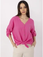 Koszula DHJ KS model 21094434 fluo różowy - FPrice Koszula DHJ KS model 21094434 fluo różowy - FPrice