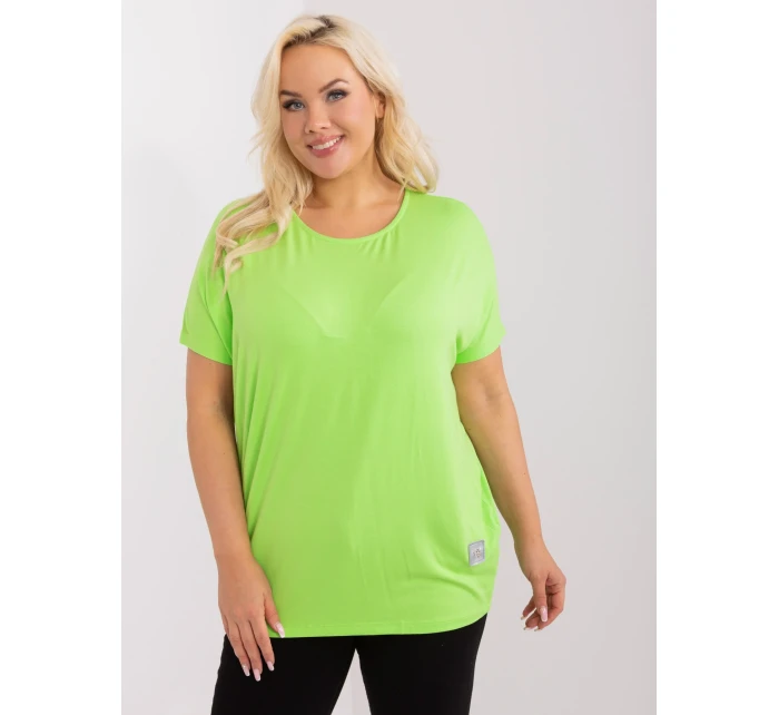 Bluzka RV BZ model 19915370 limonkowy - FPrice Bluzka RV BZ model 19915370 limonkowy - FPrice