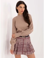 Bluzka RV BZ model 21776371 ciemny bezowy - FPrice Bluzka RV BZ model 21776371 ciemny bezowy - FPrice