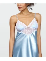 Dámská košilka Luna Baby Blue chemise - Dkaren Dámská košilka Luna Baby Blue chemise - Dkaren