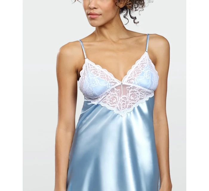 Dámská košilka Luna Baby Blue chemise - Dkaren Dámská košilka Luna Baby Blue chemise - Dkaren