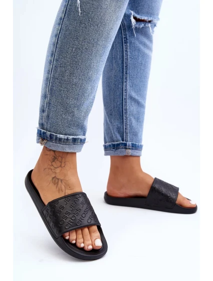 Dámské žabky Cross Jeans Black Dámské žabky Cross Jeans Black