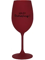 NERUŠIT! PROKRASTINUJI! - bordo sklenice na víno 350 ml NERUŠIT! PROKRASTINUJI! - bordo sklenice na víno 350 ml