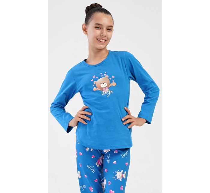 Dětské pyžamo dlouhé Méďa I love model 20851279 - Vienetta Kids