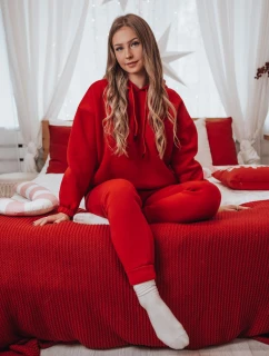 KSENIIA PREMIUM dámská tepláková souprava červená FashionStreet AY1112
