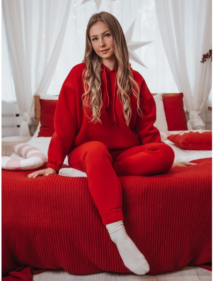KSENIIA PREMIUM dámská tepláková souprava červená FashionStreet AY1112