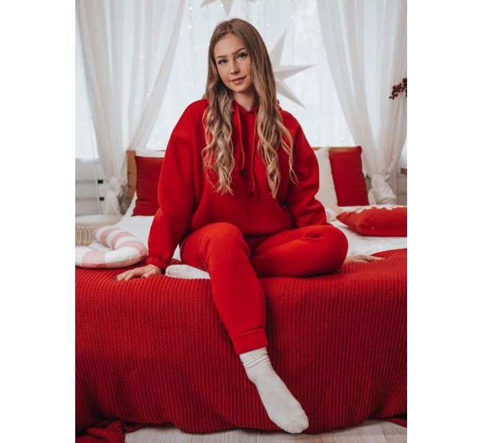 KSENIIA PREMIUM dámská tepláková souprava červená FashionStreet AY1112
