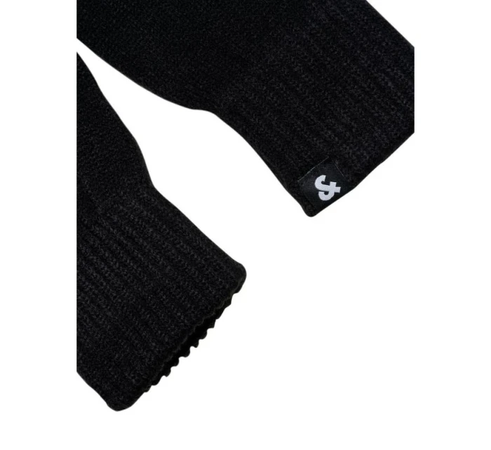 Pletené rukavice Jack & Jones model 21815815 BLACK - Jack&Jones Pletené rukavice Jack & Jones model 21815815 BLACK - Jack&Jones