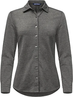 Cutter & Buck Advantage Shirt Women Piqué halenka s dlouhým rukávem 68.2411 anthracite melange