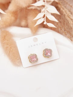 Náušnice s čirurami zlatooranžové