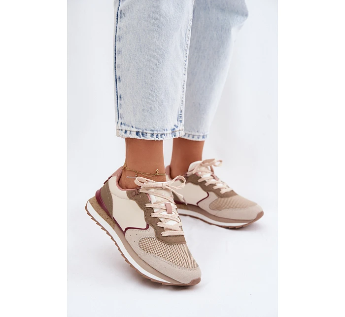 Dámské Sportovní Sneakers Béžové model 22107478 - McArthur Dámské Sportovní Sneakers Béžové model 22107478 - McArthur