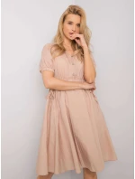 Šaty 217 SK 25663.02 béžová