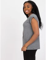 Tričko RV TS 4833.45P tmavě šedá