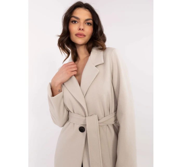 Kabát TW EN BI 5312 1.31 světle béžový Kabát TW EN BI 5312 1.31 světle béžový