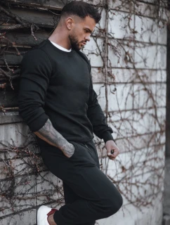 Pánské černé tepláky model 21969511 - Dstreet