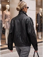 Dámská černá bunda FashionStreet TY5960 Dámská černá bunda FashionStreet TY5960