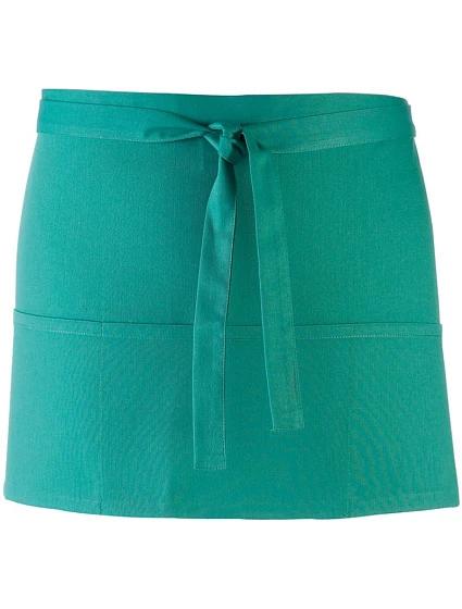 Premier PR 155 Krátká zástěra do pasu s kapsou "Colours" 39.0155 emerald Premier PR 155 Krátká zástěra do pasu s kapsou "Colours" 39.0155 emerald