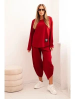 Komplet Punto Milano Winter mikina + kalhoty bordový Komplet Punto Milano Winter mikina + kalhoty bordový