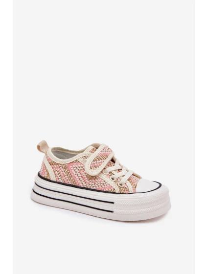 Dívčí Tenisky Na Suchý Zip Růžové Zelina Dívčí Tenisky Na Suchý Zip Růžové Zelina