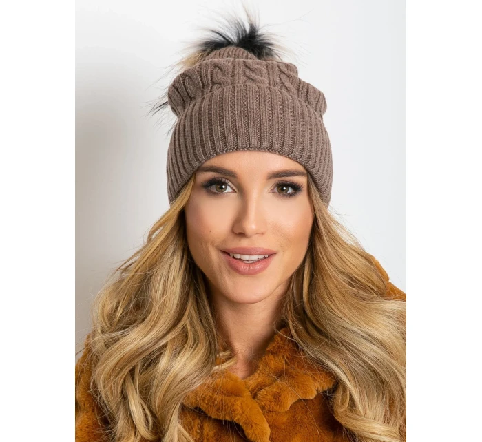 Dámská čepice AT CZ 173501 tmavě lila