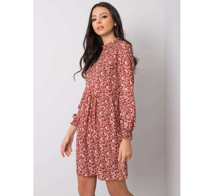 Šaty D50016F30263A tmavě oranžová Šaty D50016F30263A tmavě oranžová