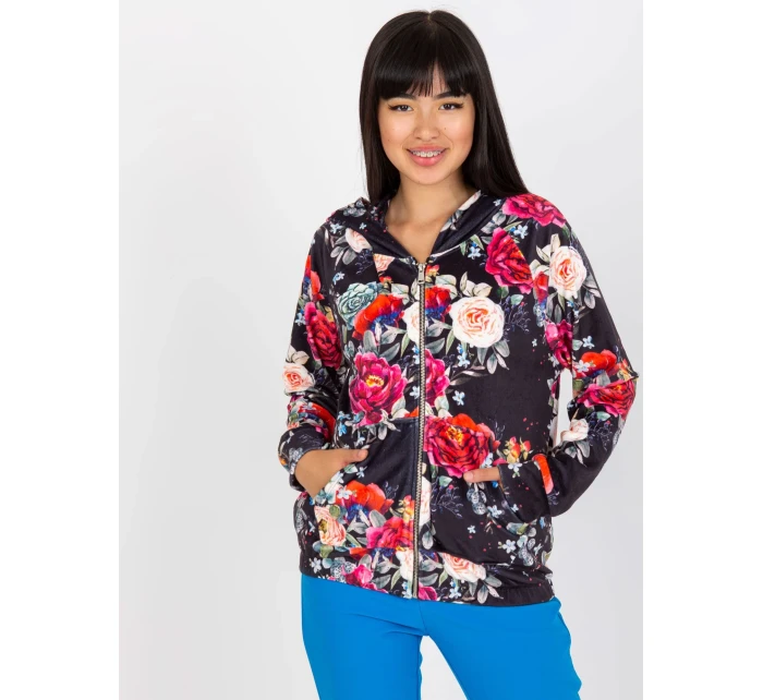 Mikina RV BL 8143.83P černá a červená