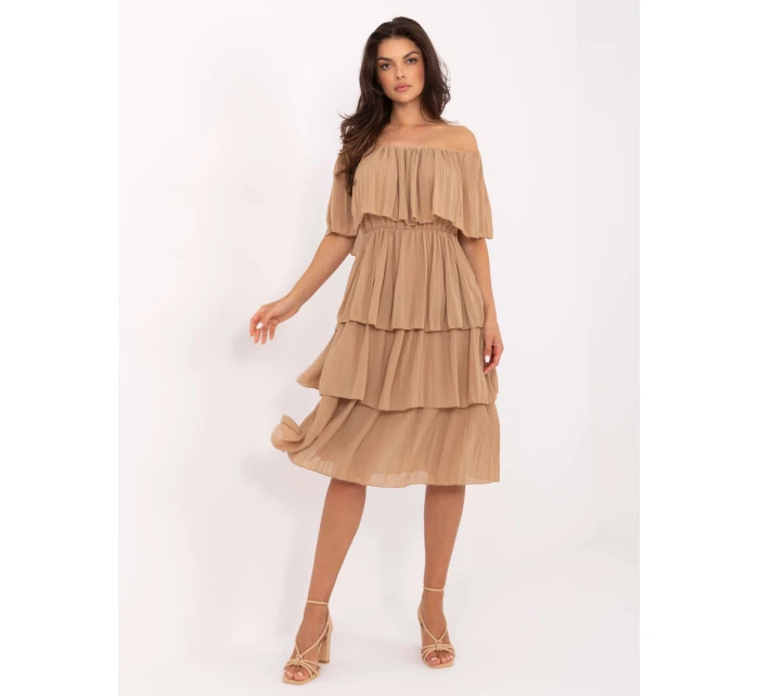 Sukienka TW SK BI model 21207255 camelowy - FPrice