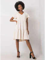 Šaty WN SK 842.01P světle béžová