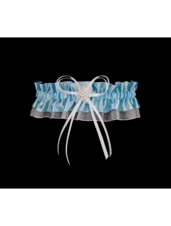 Podvazek PW-31 bílomodrá - Julimex