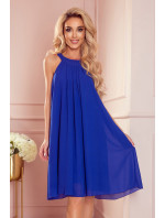 Dámské šaty  350-9 ALIZEE modrá  - NUMOCO