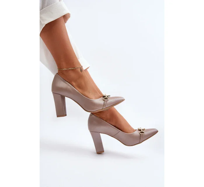 Lodičky na sloupku model 194664 Step in style