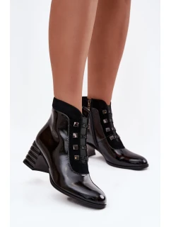 Boty na podpatku  model 219244 Step in style