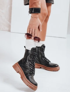 Dámské vázané boty HARDSTEP černé Dstreet ZY0531