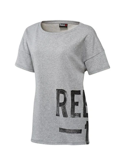 Šedé tričko model 21872368 - Reebok