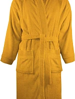 The One Towelling Bathrobe hooded Župan s kapucí 48.1021 gold yellow