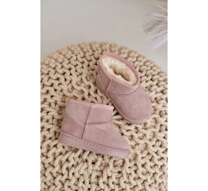 Dětské Zateplené Sněhule Růžové Gooby Dětské Zateplené Sněhule Růžové Gooby