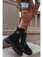 Dámské Workery s Ozdobným Zateplené Černé model 21715371 - Boto Dámské Workery s Ozdobným Zateplené Černé model 21715371 - Boto