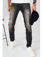 Pánské tmavě šedé džínové kalhoty Dstreet UX4150