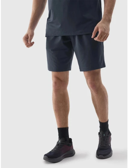 Pánské sportovní rychleschnoucí šortky 4F - denim Pánské sportovní rychleschnoucí šortky 4F - denim