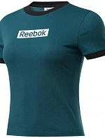 Dámské krátké tričko FK6679 tmavě zelené - Reebok