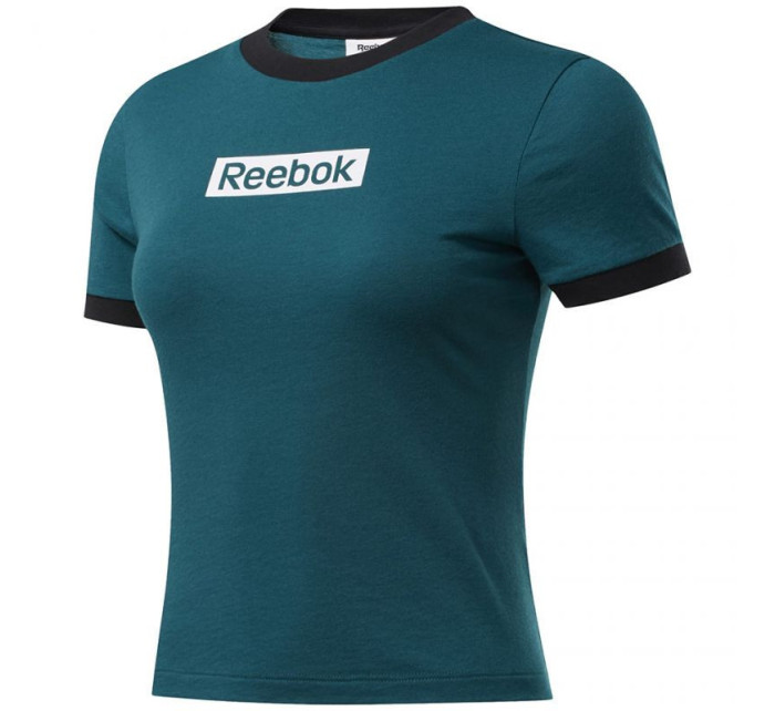 Dámské krátké tričko model 18647107 tmavě zelené - Reebok