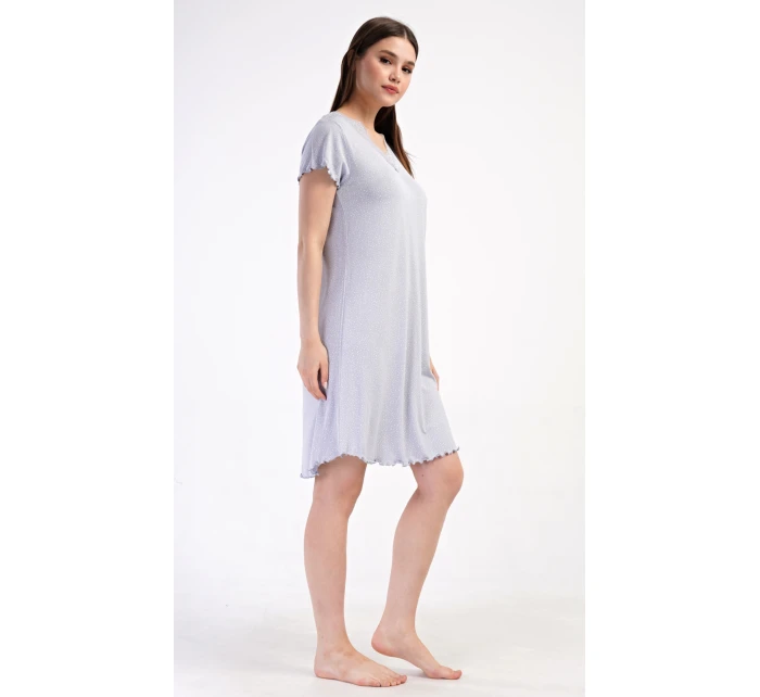 Dámská noční košile s krátkým rukávem Winter Dámská noční košile s krátkým rukávem Winter