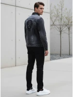 Kurtka męska szara model 22022502 - FashionStreet Kurtka męska szara model 22022502 - FashionStreet