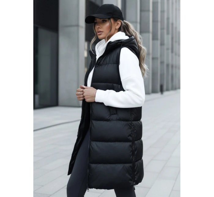Dámská prošívaná vesta  černá Dstreet model 21970197 - FashionStreet